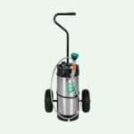 ClassicLine mobile Tank-Augendusche mit Edelstahltank auf Handwagen - Image 2