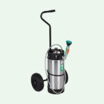 ClassicLine mobile Tank-Augendusche mit Edelstahltank auf Handwagen - Image 3