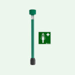 ClassicLine variabler Notduscharm, für Deckenmontage Unterputz – Bild 2