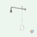PremiumLine Körper-Notdusche Edelstahl, für Wandmontage Unterputz