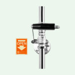 PremiumLine Notduschventil mit automatischer Entleerung für Wandmontage Aufputz – Bild 3