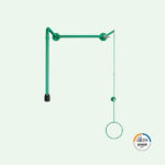 ClassicLine variable Körper-Notdusche für Über-Tür-Montage